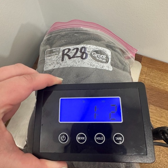 LL Bean Medium Gray Blue Sherpa Popover 1/2 Button Outerwear Fleece Fuzzy - Picture 13 of 13